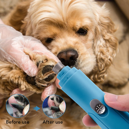 Pet Nail Grinder Electric Nail Polisher For Pet Dog Claw Trimmer Pet Nail Cutter Pet Clippers