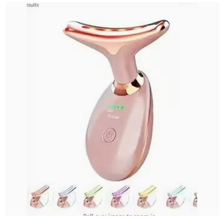 EMS Neck Massager with Heat – Skin Tightening & Wrinkle Remover for Anti-Aging Face Care
