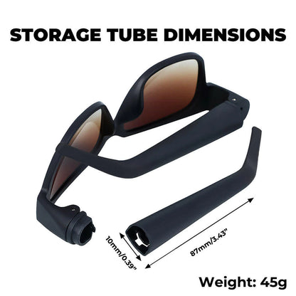 Sunglasses Hidden Tapered Roll Paper Storage Tube Removable Glasses Holder Horn Tube Tobacco Box Smoking