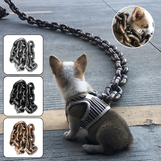 Funny Dog Chain Leash - Iron Funny Chain for your Pet Supplies