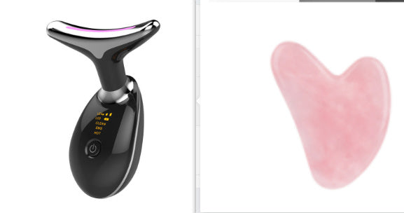 EMS Neck Massager with Heat – Skin Tightening & Wrinkle Remover for Anti-Aging Face Care