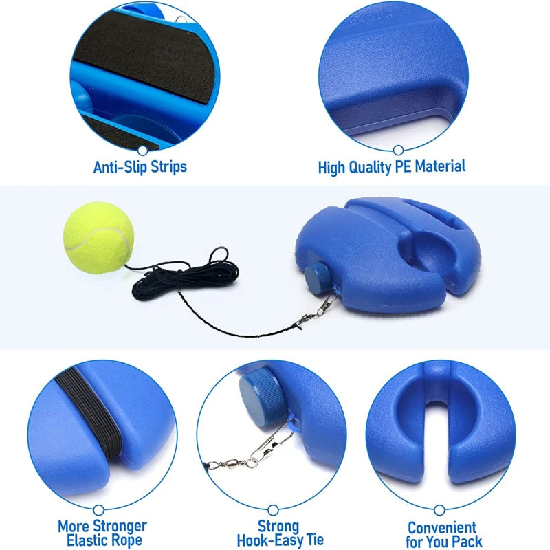 Tennis Ball Rebound Trainer - best tennis trainer rebound ball - solo tennis ball rebounder trainer