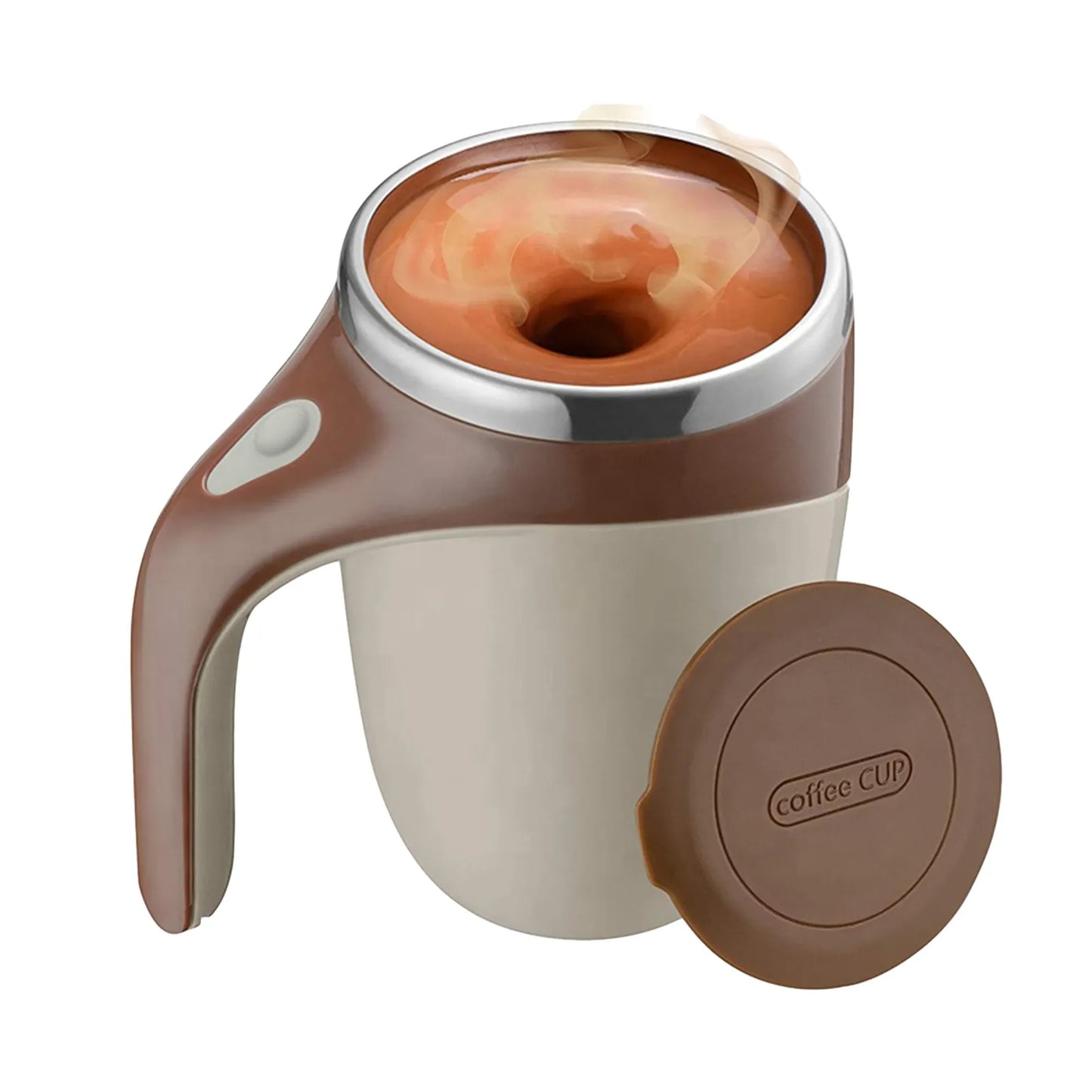 Automatic Stirring Cup Portable Rechargeable Electric Magnetic High Speed Rotating Stirring Coffee Mug, Self Stirring Mug