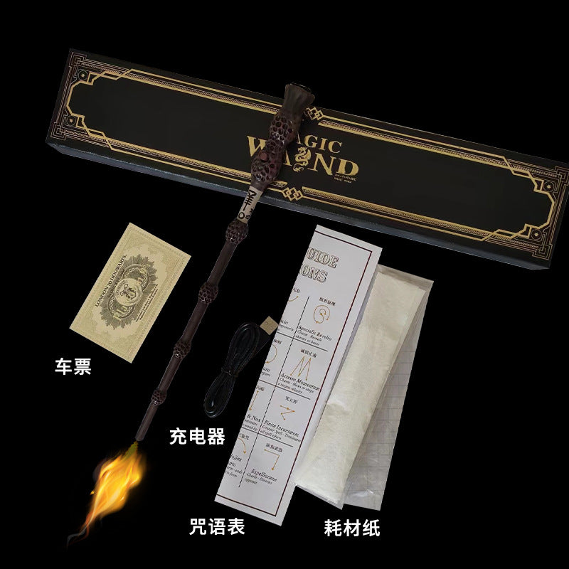 Harry Potter Series Wand, Magic Fire Wand Original Incendio Wand, Bone Wand,The Best Magic Wand for Gift