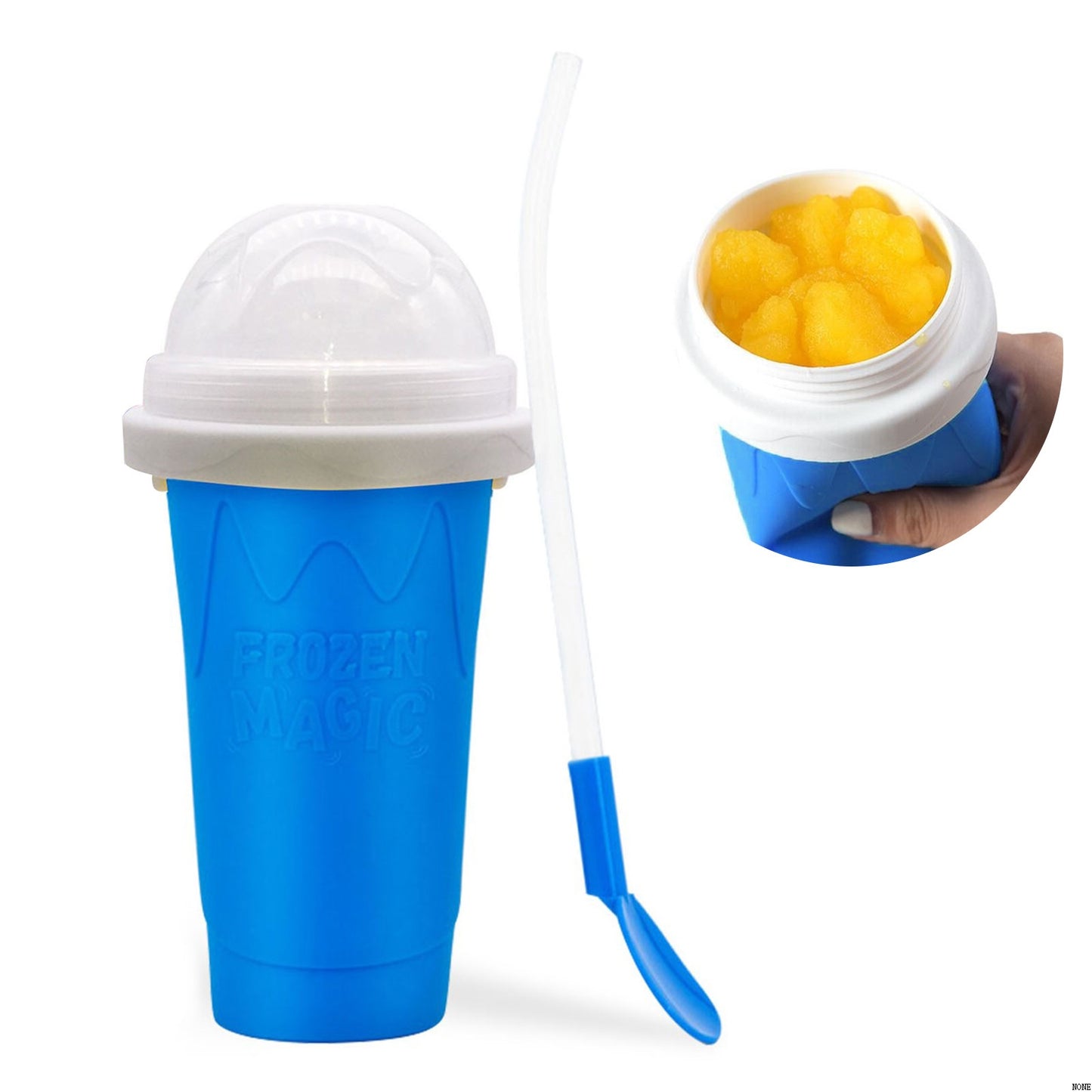 Slushy Maker-Single Serving Frozen Treat Cup for Easy to Make Homemade Slushes, Milkshakes, Smoothies, Cocktails