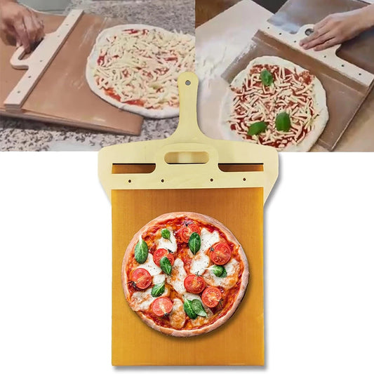 Pizza Paddle with Handle, Pizza Peel That Transfers Pizza Perfectly, Pizza Spatula Paddle for Indoor & Outdoor Ovens