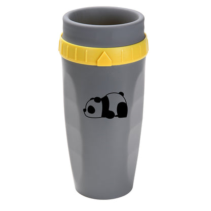 Coffee Straw Twistable Cup, Travel mug double silicone seals ensure a leak-proof
