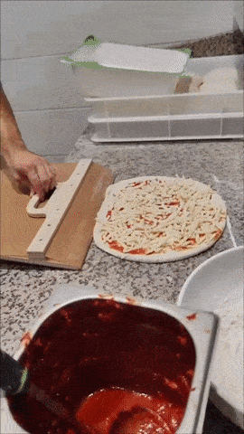 Pizza Paddle with Handle, Pizza Peel That Transfers Pizza Perfectly, Pizza Spatula Paddle for Indoor & Outdoor Ovens