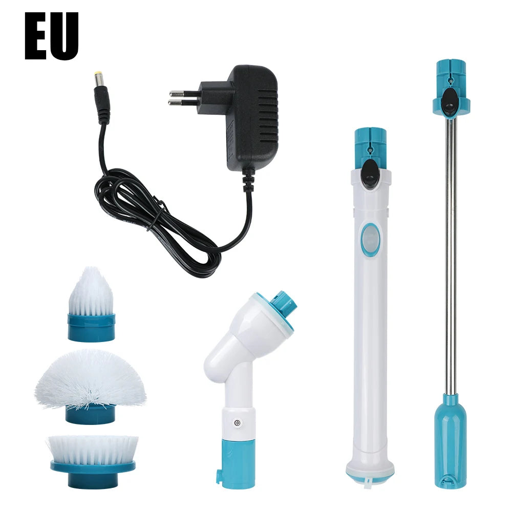 Electric Spin Cleaner Electric Spin Scrubber, Cordless Cleaning Brush with Adjustable Speeds and Extendable Long Handle