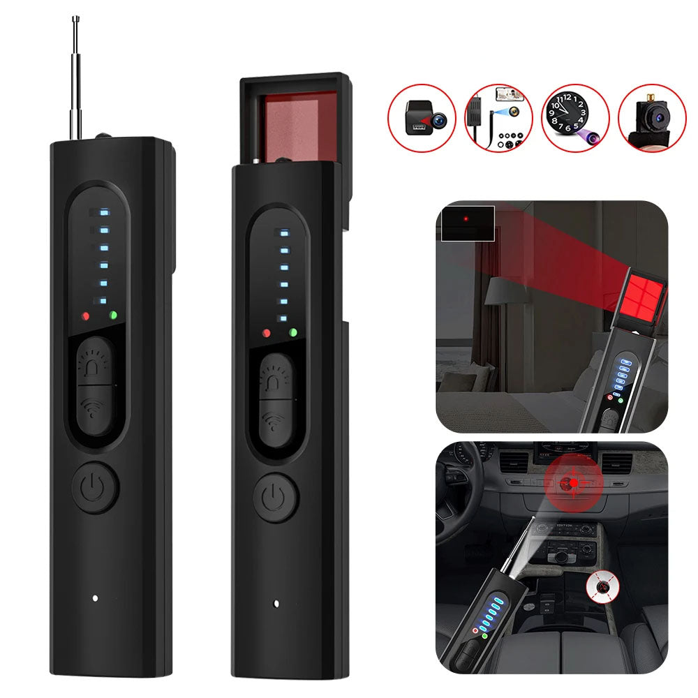 X13 Hidden Camera Detector,Anti-spy Wireless WiFi Camera Scanner Hidden Camera Lens Finder