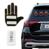 Hand LED Illuminated Gesture Light Car Finger Light with Remote Finger Thumb Up Down Lights Hand Lamp for Nighttime Driving Automotive Led Light
