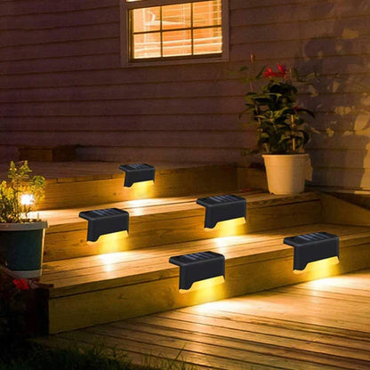 Solar Deck Lights,Outdoor Fence Light,16 Pack Solar Step Lights Waterproof LED Solar Powered Lighting for Outdoor Stairs, Fence, Deck, Patio Railing,Pathway,Driveway,