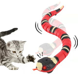 Smart Sensing Snake Cat Toys Electronic Interactive Toys for Cats USB Charging Cat Accessories