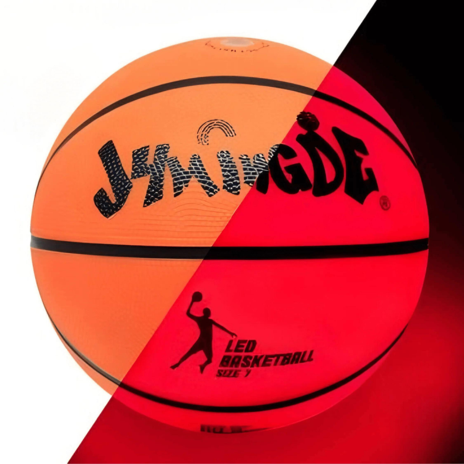 Glow in The Dark Basketball, LED Light Up Basketball, Night Glowing Ba ...