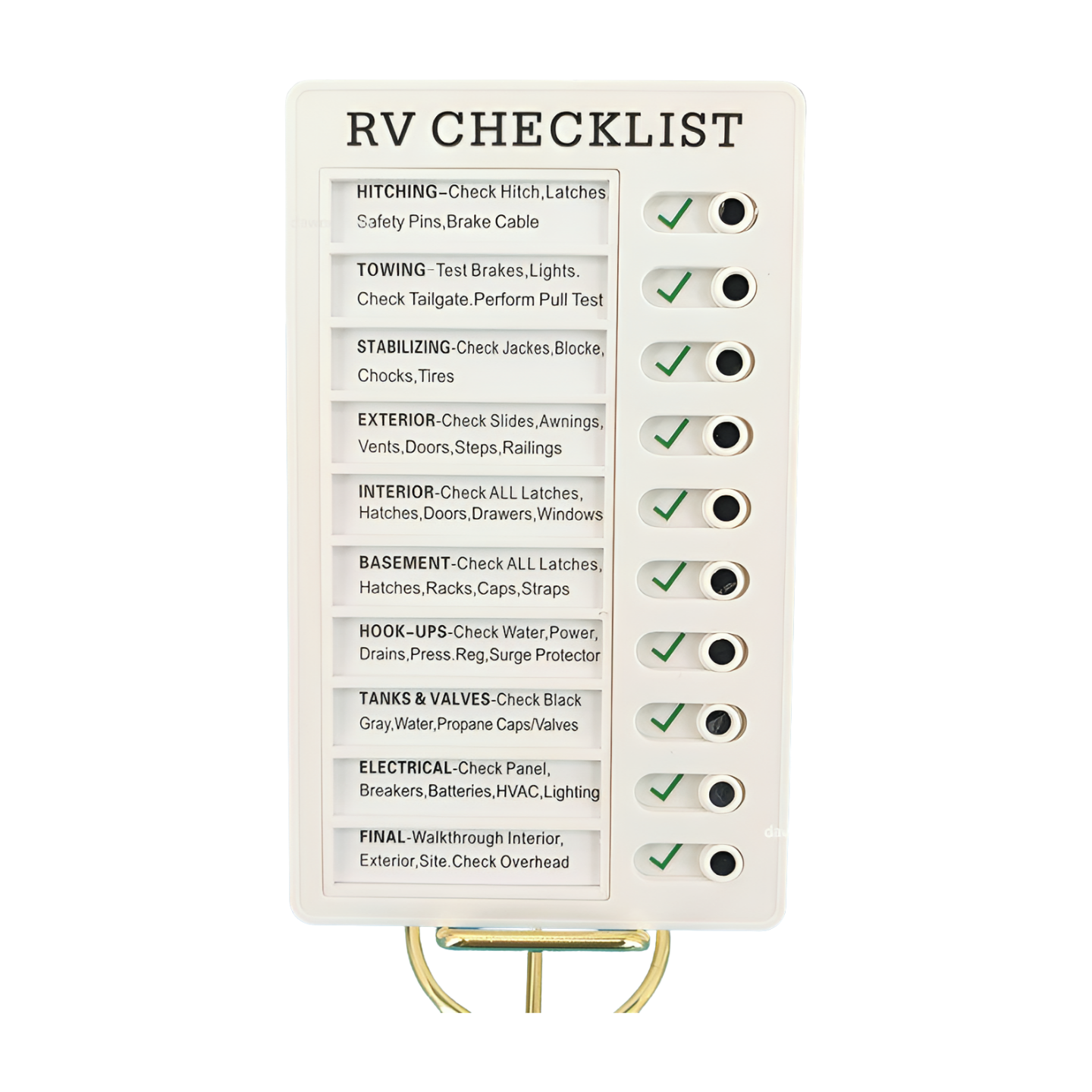 Reusable Checklist Board