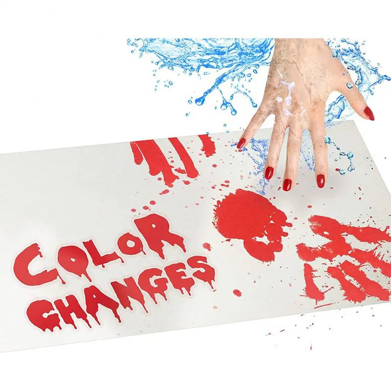 Halloween Non Slip Bath Mat Color Change Blood