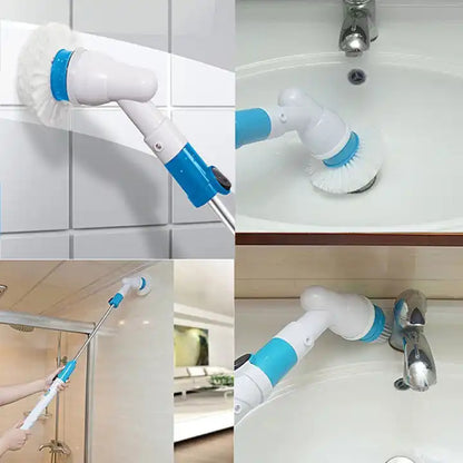 Electric Spin Cleaner Electric Spin Scrubber, Cordless Cleaning Brush with Adjustable Speeds and Extendable Long Handle